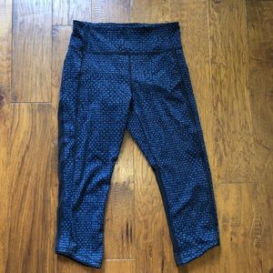 Lululemon Black and Blue Leggings